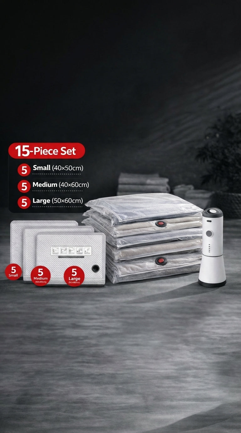 GearFul Compact Travel Vacuum set