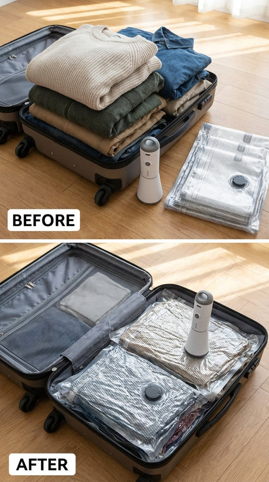 GearFul Compact Travel Vacuum set